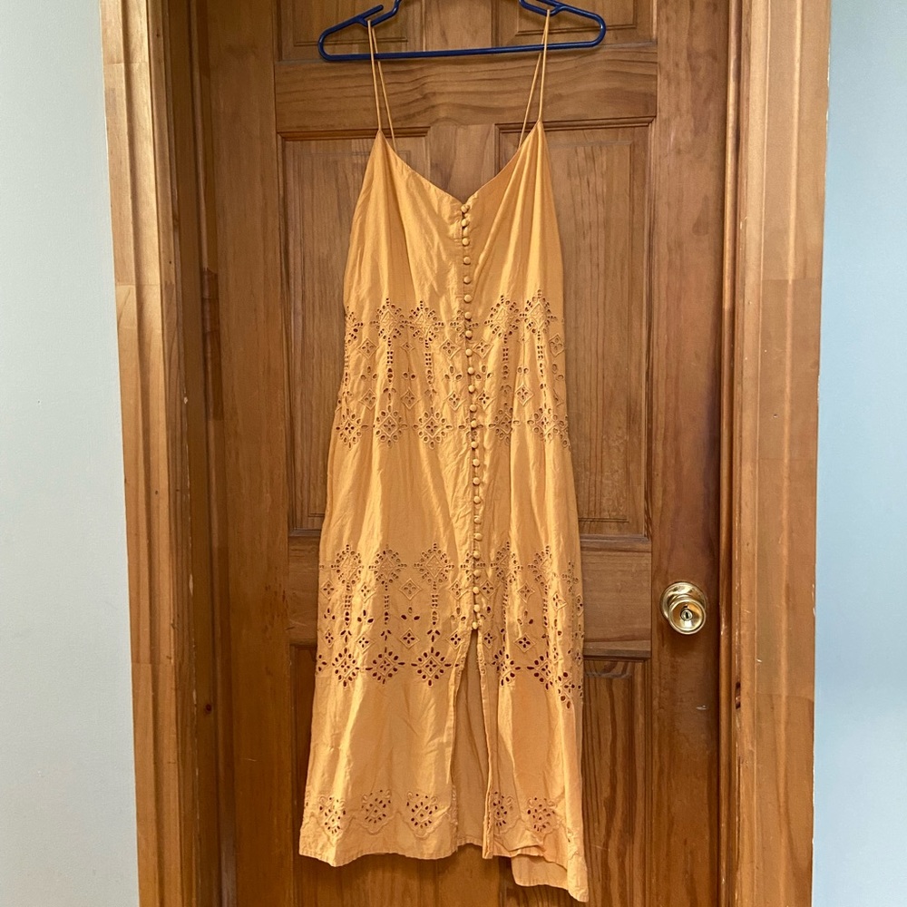 Yellow eyelet design sundress from Primark